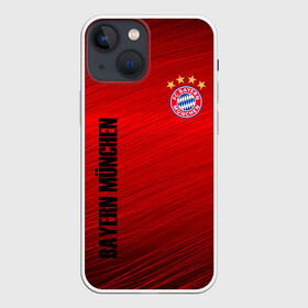 Чехол для iPhone 13 mini с принтом BAYERN MUNCHEN. в Курске,  |  | fc | fc bayern munich | football | football club | sport | клуб германии | мюнхен | немецкий футбольный клуб | спорт | уефа | униформа | фирменные цвета | фк | футбол | футбольный клуб | футбольный клуб бавария