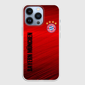 Чехол для iPhone 13 Pro с принтом BAYERN MUNCHEN. в Курске,  |  | fc | fc bayern munich | football | football club | sport | клуб германии | мюнхен | немецкий футбольный клуб | спорт | уефа | униформа | фирменные цвета | фк | футбол | футбольный клуб | футбольный клуб бавария