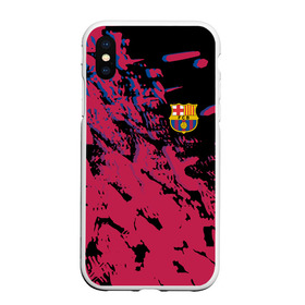 Чехол для iPhone XS Max матовый с принтом FC BARCELONA. в Курске, Силикон | Область печати: задняя сторона чехла, без боковых панелей | barca | barcelona | fc barca | барка | барселона