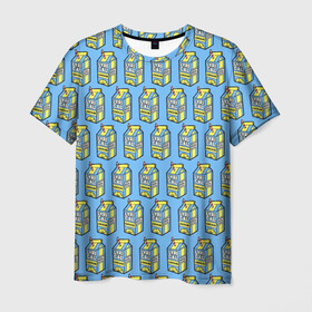 Мужская футболка 3D с принтом Lyrical Lemonade Pattern в Курске, 100% полиэфир | прямой крой, круглый вырез горловины, длина до линии бедер | benet | bennett | cole | lemonade | lyrical | беннетт | коул | лемонад | лемонаде | лемонэйд | лимонад | лимонэйд | лирикал | лирикл