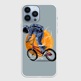 Чехол для iPhone 13 Pro Max с принтом Космический велосипедист (Z) в Курске,  |  | bicycle | bicyclist | bike | biker | bmx | cycle | galaxy | moon | rider | space | stars | байкер | бмх | вело | велогонщик | велосепедист | велосипед | велоспорт | гонщик | космос | луна