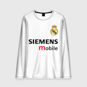 Мужской лонгслив 3D с принтом Зидан Реал Мадрид в Курске, 100% полиэстер | длинные рукава, круглый вырез горловины, полуприлегающий силуэт | real madrid | zidan | zidane | зидан | зизу | зинедин зидан | легенда реала | логотип реал мадрид | номер 5 | реал мадрид | тренер реала