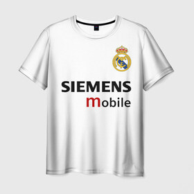 Мужская футболка 3D с принтом Зидан Реал Мадрид в Курске, 100% полиэфир | прямой крой, круглый вырез горловины, длина до линии бедер | real madrid | zidan | zidane | зидан | зизу | зинедин зидан | легенда реала | логотип реал мадрид | номер 5 | реал мадрид | тренер реала