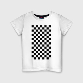 Детская футболка хлопок с принтом Шахматный пол в Курске, 100% хлопок | круглый вырез горловины, полуприлегающий силуэт, длина до линии бедер | дельта | заговор | иллюминаты | масонство | масоны | наблюдение | наугольник | текстура | циркуль | шахматка