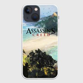 Чехол для iPhone 13 mini с принтом ASSASSIN S CREED в Курске,  |  | black flag | brotherhood | chronicles | creed | game | origins | revelations | rogue | syndicate | unity | valhalla | альтаир | ассасин | игры | кинжал | пираты