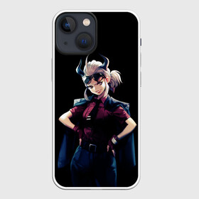 Чехол для iPhone 13 mini с принтом Героиня Helltaker стоит в Курске,  |  | anime | azazel | hell | helltaker | justice | lucifer | malina | modeus | pandemonica | zdrada | ад | аниме | демон | демонесса | здрада | люцифер | малина | модеус | пандемоника | правосудие | хеллтейкер | хэлтейкер | цербер