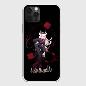 Чехол для iPhone 12 Pro Max с принтом HELLTAKER в Курске, Силикон |  | Тематика изображения на принте: anime | azazel | hell | helltaker | justice | lucifer | malina | modeus | pandemonica | zdrada | ад | аниме | демон | демонесса | здрада | люцифер | малина | модеус | пандемоника | правосудие | хеллтейкер | хэлтейкер | цербер