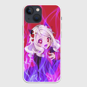 Чехол для iPhone 13 mini с принтом HELLTAKER. Модеус в огне в Курске,  |  | anime | azazel | hell | helltaker | justice | lucifer | malina | modeus | pandemonica | zdrada | ад | аниме | демон | демонесса | здрада | люцифер | малина | модеус | пандемоника | правосудие | хеллтейкер | хэлтейкер | цербер