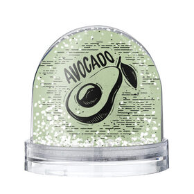 Снежный шар с принтом avocado в Курске, Пластик | Изображение внутри шара печатается на глянцевой фотобумаге с двух сторон | avocado | авокадо | веганство | вегетарианство | еда | зеленый | земля | зож | листья | овощи | позиция | природа | фрукты
