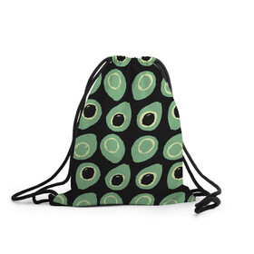 Рюкзак-мешок 3D с принтом avocado в Курске, 100% полиэстер | плотность ткани — 200 г/м2, размер — 35 х 45 см; лямки — толстые шнурки, застежка на шнуровке, без карманов и подкладки | avocado | авокадо | веганство | вегетарианство | еда | зеленый | земля | зож | листья | овощи | позиция | природа | фрукты