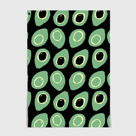 Постер с принтом avocado в Курске, 100% бумага
 | бумага, плотность 150 мг. Матовая, но за счет высокого коэффициента гладкости имеет небольшой блеск и дает на свету блики, но в отличии от глянцевой бумаги не покрыта лаком | avocado | авокадо | веганство | вегетарианство | еда | зеленый | земля | зож | листья | овощи | позиция | природа | фрукты