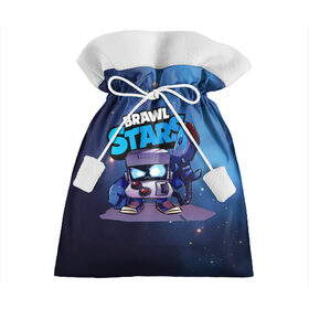 Подарочный 3D мешок с принтом 8 bit blue brawl stars 8 бит в Курске, 100% полиэстер | Размер: 29*39 см | Тематика изображения на принте: 8 bit | 8 бит | brawl | brawl stars | brawlstars | brawl_stars | jessie | бравл | бравлстарс