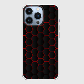 Чехол для iPhone 13 Pro с принтом 3D black  red в Курске,  |  | Тематика изображения на принте: 3d кубики | 3д кубики | sport | абстракция | брызги | краска | кубики | линии | паттерн | спорт | спортивная | спортивный стиль | стиль | текстуры | тренировка | узор