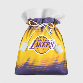 Подарочный 3D мешок с принтом Los Angeles Lakers в Курске, 100% полиэстер | Размер: 29*39 см | Тематика изображения на принте: basketball | game | lakers | los angeles | los angeles lakers | nba | sport | баскетбол | игра | лейкерс | лос анджелес | лос анджелес лейкерс | нба | спорт