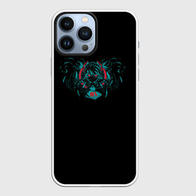 Чехол для iPhone 13 Pro Max с принтом Красные глаза Hatsune Miku в Курске,  |  | anime | art | dark | evil | hatsune miku | neon