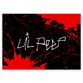 Поздравительная открытка с принтом LIL PEEP / ЛИЛ ПИП в Курске, 100% бумага | плотность бумаги 280 г/м2, матовая, на обратной стороне линовка и место для марки
 | beautiful | daddy | heart | life | lil | lilpeep | music | peep | rap | rapper | rip | tattoo | лил | лилпип | литл | лого | музыка | папочка | пип | рип | рожица | рэп | рэпер | рэперы | сердечко | сердце | символ | тату | татуировки