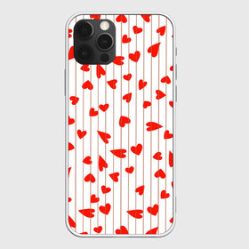 Чехол для iPhone 12 Pro Max с принтом Просто сердечки в Курске, Силикон |  | heart | hearts | lines | red | в | забавные | красные | линии | любовь | полоску | полосы | прикольные | рисунки | сердечки | сердце