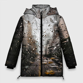 Женская зимняя куртка 3D с принтом Дождь капли на стекле город в Курске, верх — 100% полиэстер; подкладка — 100% полиэстер; утеплитель — 100% полиэстер | длина ниже бедра, силуэт Оверсайз. Есть воротник-стойка, отстегивающийся капюшон и ветрозащитная планка. 

Боковые карманы с листочкой на кнопках и внутренний карман на молнии | абстракция | блики | боке | вода | город | градиент | дождь | дорога | капли | капли на стекле | круги | лето | пасмурно | природа | роса | свет | симметрия | темный | фото