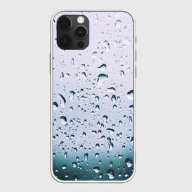 Чехол для iPhone 12 Pro Max с принтом Капли окно стекло дождь серо в Курске, Силикон |  | Тематика изображения на принте: абстракция | блики | боке | брызги | вечер | вода | градиент | дача | дождь | капли | капли на стекле | лес | лето | мрачно | окно | природа | роса | свет | силуэты | симметрия | текстура | темный | фото