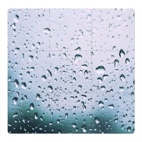 Магнитный плакат 3Х3 с принтом Капли окно стекло дождь серо в Курске, Полимерный материал с магнитным слоем | 9 деталей размером 9*9 см | Тематика изображения на принте: абстракция | блики | боке | брызги | вечер | вода | градиент | дача | дождь | капли | капли на стекле | лес | лето | мрачно | окно | природа | роса | свет | силуэты | симметрия | текстура | темный | фото