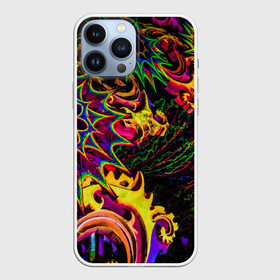 Чехол для iPhone 13 Pro Max с принтом МИМЕЗИС   НЕОНОВЫЙ в Курске,  |  | abstract | abstraction | color | geometry | paitnt | psy | абстракция | геометрия | краски | неоновые | психоделика