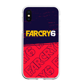 Чехол для iPhone XS Max матовый с принтом FAR CRY 6 ФАР КРАЙ 6 в Курске, Силикон | Область печати: задняя сторона чехла, без боковых панелей | Тематика изображения на принте: cry | dawn | far | far cry 6 | farcry | farcry 6 | farcry6 | game | games | logo | new | primal | six | антон | дэни | игра | игры | кастильо | край | лого | логотип | рохас | символ | символы | фар | фар край 6 | фаркрай | фаркрай 6 | фаркрай6