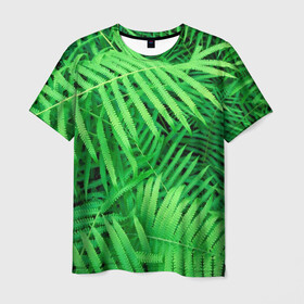 Мужская футболка 3D с принтом SUMMER TEXTURE в Курске, 100% полиэфир | прямой крой, круглый вырез горловины, длина до линии бедер | Тематика изображения на принте: summer | tropic | жара | летний | лето | отдых | пальмы | природа | текстура | тропикано | тропики