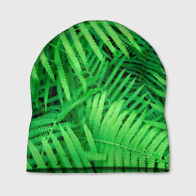 Шапка 3D с принтом SUMMER TEXTURE в Курске, 100% полиэстер | универсальный размер, печать по всей поверхности изделия | Тематика изображения на принте: summer | tropic | жара | летний | лето | отдых | пальмы | природа | текстура | тропикано | тропики