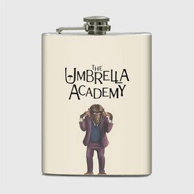 Фляга с принтом The umbrella academy в Курске, металлический корпус | емкость 0,22 л, размер 125 х 94 мм. Виниловая наклейка запечатывается полностью | Тематика изображения на принте: dark horse comics | netflix | the umbrella academy | umbrella | академия амбрелла | белая скрипка | бен харгривз | комикс | комильфо | космобой | кракен | реджинальд харгривз | сеанс | слух