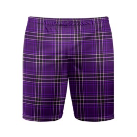 Мужские шорты спортивные с принтом The Gentlemen Violet в Курске,  |  | boys | cell | gentlmen | pattern | боевик | гайричи | геометрия | джентельмены | джентльмен | квадраты | клетка | клетчатый | комедия | криминал | линии | мужские | пацанские | полоска | полосы | текстура | узор