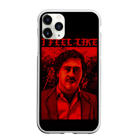 Чехол для iPhone 11 Pro матовый с принтом Пабло (I feel Like Escobar) в Курске, Силикон |  | барон | вещество | власть | глюк | дурман | зависимость | игла | кайф | кофеин | любовь | мак | морф | пабло | флекс | хайп
