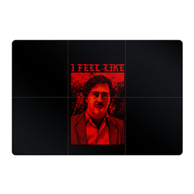Магнитный плакат 3Х2 с принтом Пабло (I feel Like Escobar) в Курске, Полимерный материал с магнитным слоем | 6 деталей размером 9*9 см | барон | вещество | власть | глюк | дурман | зависимость | игла | кайф | кофеин | любовь | мак | морф | пабло | флекс | хайп