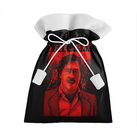 Подарочный 3D мешок с принтом Пабло (I feel Like Escobar) в Курске, 100% полиэстер | Размер: 29*39 см | Тематика изображения на принте: барон | вещество | власть | глюк | дурман | зависимость | игла | кайф | кофеин | любовь | мак | морф | пабло | флекс | хайп