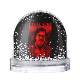Снежный шар с принтом Пабло (I feel Like Escobar) в Курске, Пластик | Изображение внутри шара печатается на глянцевой фотобумаге с двух сторон | барон | вещество | власть | глюк | дурман | зависимость | игла | кайф | кофеин | любовь | мак | морф | пабло | флекс | хайп