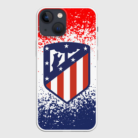 Чехол для iPhone 13 mini с принтом ATLETICO MADRID. в Курске,  |  | atletico madrid | fc | football | football club | sport | атлетико мадрид | испанский футбольный клуб | мадрид | спорт | уефа | униформа | фирменные цвета | фк | футбол | футбольный клуб