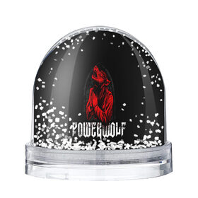 Снежный шар с принтом POWERWOLF в Курске, Пластик | Изображение внутри шара печатается на глянцевой фотобумаге с двух сторон | hardcore | metal | music | powerwolf | punk | rock | волки | метал | музыка | панк | рок