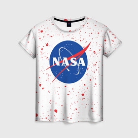 Женская футболка 3D с принтом NASA / НАСА в Курске, 100% полиэфир ( синтетическое хлопкоподобное полотно) | прямой крой, круглый вырез горловины, длина до линии бедер | galaxy | man | nasa | planet | planets | space | spaceman | spacex | star | stars | univerce | yfcf | астронавт | вселенная | галактика | галактики | звезда | звезды | космонавт | космонавты | космос | луна | наса | планета | планеты | тфыф