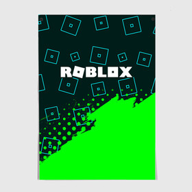Постер с принтом ROBLOX / РОБЛОКС в Курске, 100% бумага
 | бумага, плотность 150 мг. Матовая, но за счет высокого коэффициента гладкости имеет небольшой блеск и дает на свету блики, но в отличии от глянцевой бумаги не покрыта лаком | blocks | blox | game | games | logo | minecraft | mobile | online | roblocks | roblox | robux | studio | блоки | игра | игры | квадрат | квадратик | кщидщч | лого | логотип | майнкрафт | онлайн | роблокс | робукс | символ | символы | студия