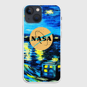 Чехол для iPhone 13 mini с принтом NASA   ВАНГОГ NASA в Курске,  |  | galaxy | nasa | nebula | space | star | абстракция | вангог | вселенная | галактика | звезда | звезды | космический | наса | планеты