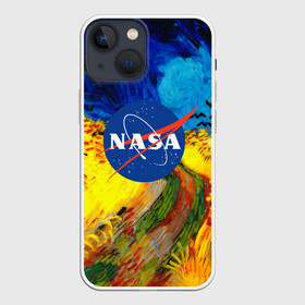 Чехол для iPhone 13 mini с принтом NASA   ВАНГОГ NASA в Курске,  |  | galaxy | nasa | nebula | space | star | абстракция | вангог | вселенная | галактика | звезда | звезды | космический | наса | планеты