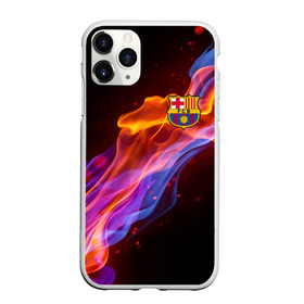 Чехол для iPhone 11 Pro матовый с принтом FC BARCELONA (BARCA) в Курске, Силикон |  | barca | barcelona | fc barca | барка | барселона