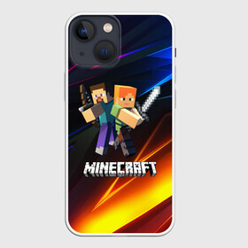 Чехол для iPhone 13 mini с принтом MINECRAFT в Курске,  |  | craft | creeper | dungeon | dungeons | earth | game | logo | mine | minecraft | mobile | online | дунгеонс | земля | зомби | игра | крипер | лого | майкрафт | майнкрафт | мобайл | онлайн | подземелье | подземелья