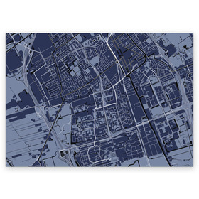 Поздравительная открытка с принтом генплан города в Курске, 100% бумага | плотность бумаги 280 г/м2, матовая, на обратной стороне линовка и место для марки
 | architecture | general plan 
architect | архитектор | архитектура | генплан | знание