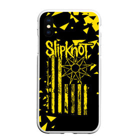 Чехол для iPhone XS Max матовый с принтом Slipknot в Курске, Силикон | Область печати: задняя сторона чехла, без боковых панелей | band | corey taylor | jim root | metal | mick thomson | music | official | slipknot | альтернативный | глэм | готик | гранж | метал | музыка | пост | рок | слипкнот | хард