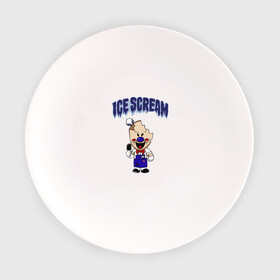 Тарелка с принтом Ice Scream в Курске, фарфор | диаметр - 210 мм
диаметр для нанесения принта - 120 мм | horror | ice scream | neighborhood | аркадный | хоррор