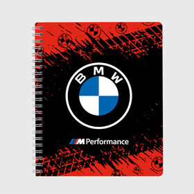 Тетрадь с принтом BMW БМВ в Курске, 100% бумага | 48 листов, плотность листов — 60 г/м2, плотность картонной обложки — 250 г/м2. Листы скреплены сбоку удобной пружинной спиралью. Уголки страниц и обложки скругленные. Цвет линий — светло-серый
 | Тематика изображения на принте: 2020 | auto | b m w | bmv | bmw | car | logo | moto | performance | power | series | sport | авто | б м в | бмв | игра | игры | иьц | лого | логотип | марка | машина | мото | мотоцикл | павер | перфоманс | серии | серия | символ | спорт