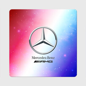 Магнит виниловый Квадрат с принтом MERCEDES / МЕРСЕДЕС в Курске, полимерный материал с магнитным слоем | размер 9*9 см, закругленные углы | amg | auto | bens | benz | logo | merc | mercedes | mercedes benz | mersedes | moto | new | star | vthctltc | авто | амг | бенц | звезда | класс | лого | логотип | мерин | мерс | мерседес | мерседес бенц | мото | новый | символ | символы | ьуксуву