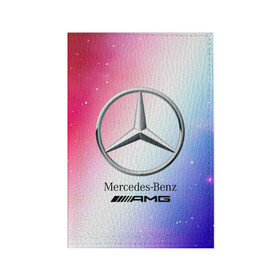 Обложка для паспорта матовая кожа с принтом MERCEDES / МЕРСЕДЕС в Курске, натуральная матовая кожа | размер 19,3 х 13,7 см; прозрачные пластиковые крепления | amg | auto | bens | benz | logo | merc | mercedes | mercedes benz | mersedes | moto | new | star | vthctltc | авто | амг | бенц | звезда | класс | лого | логотип | мерин | мерс | мерседес | мерседес бенц | мото | новый | символ | символы | ьуксуву