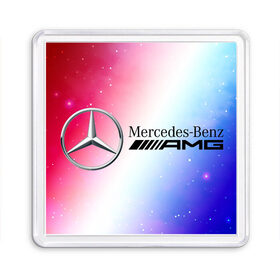 Магнит 55*55 с принтом MERCEDES / МЕРСЕДЕС в Курске, Пластик | Размер: 65*65 мм; Размер печати: 55*55 мм | amg | auto | bens | benz | logo | merc | mercedes | mercedes benz | mersedes | moto | new | star | vthctltc | авто | амг | бенц | звезда | класс | лого | логотип | мерин | мерс | мерседес | мерседес бенц | мото | новый | символ | символы | ьуксуву