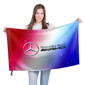 Флаг 3D с принтом MERCEDES / МЕРСЕДЕС в Курске, 100% полиэстер | плотность ткани — 95 г/м2, размер — 67 х 109 см. Принт наносится с одной стороны | amg | auto | bens | benz | logo | merc | mercedes | mercedes benz | mersedes | moto | new | star | vthctltc | авто | амг | бенц | звезда | класс | лого | логотип | мерин | мерс | мерседес | мерседес бенц | мото | новый | символ | символы | ьуксуву
